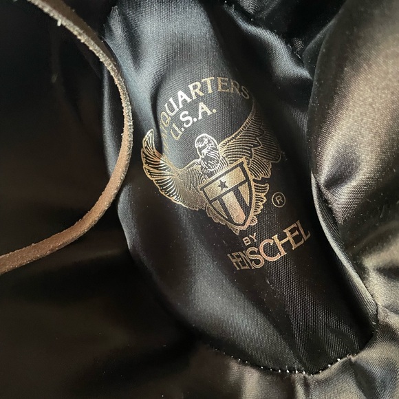 Henschel Hat Brown Leather Suede Aussie Outback - Picture 6 of 8